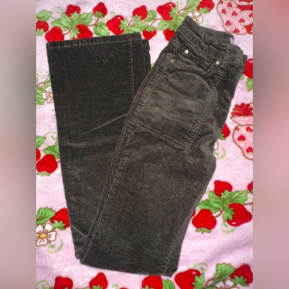 Corduroy Olive Pants
